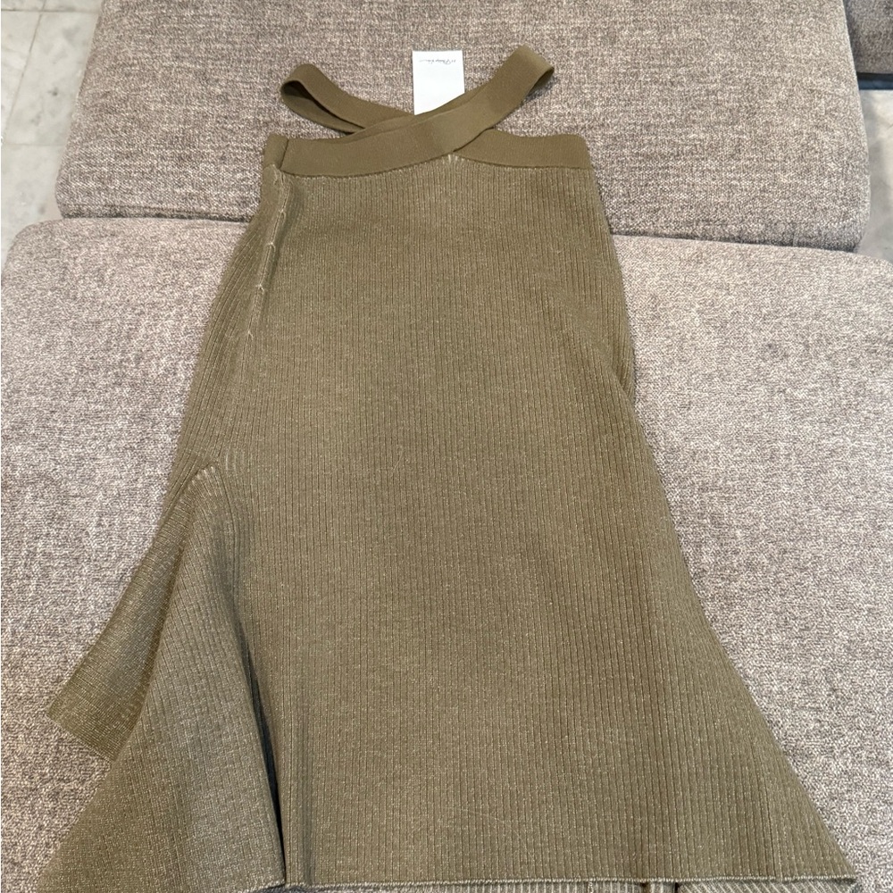 NWT 3.1 Phillip Lim ribbed-knit asymmetric skirt size small